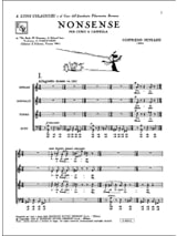 5 Nonsense - Goffredo Petrassi - Partition - Chœur